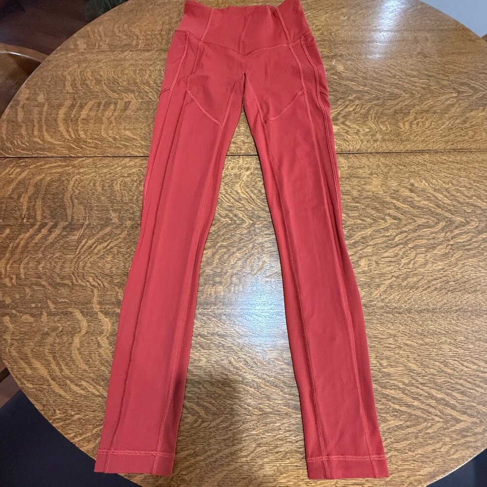 Lululemon Leggings Rust sz 4